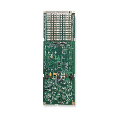 KONE F2KHDM HLI dot matrix PCB KM806880G02, top side with LED dot matrix, on white background.