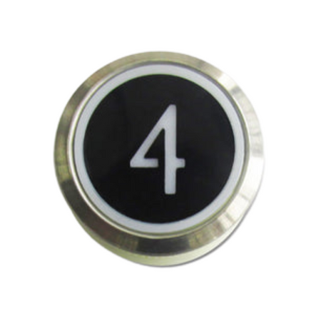 Kone Button 4 White Flush COP Panel KM851928G001H004