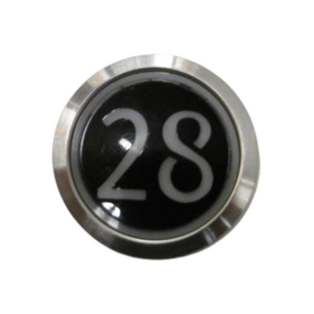 Kone Button 28 White Flush COP Panel KM851928G001H028