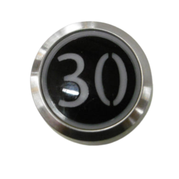 Kone Button 30 White Flush COP Panel KM851928G001H030