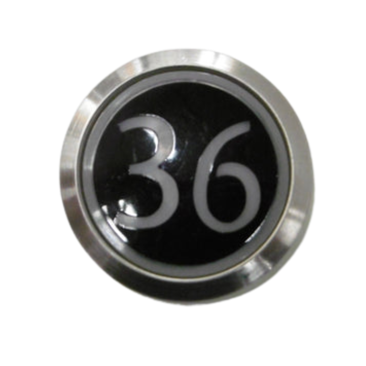 Kone Button 37 White Flush COP Panel KM851928G001H036