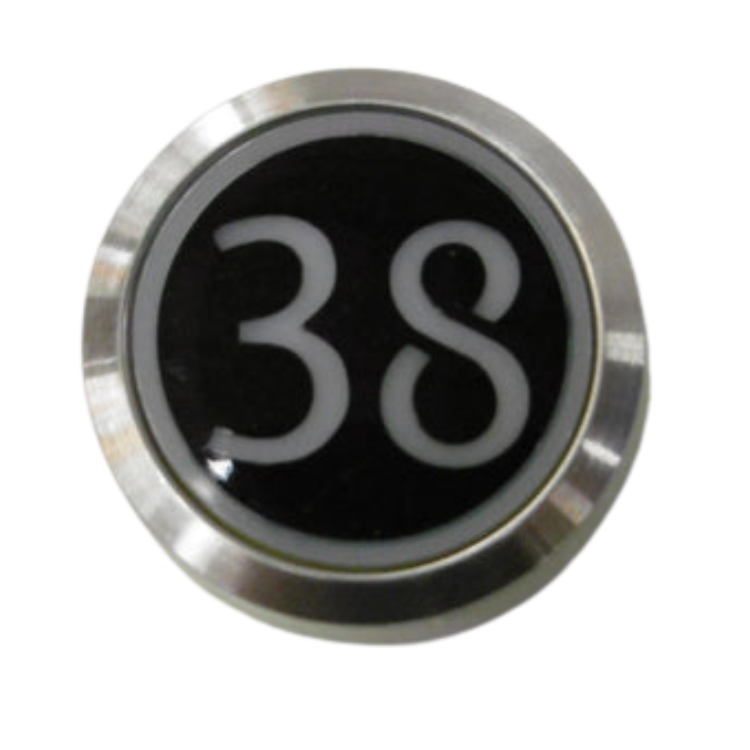 Kone Button 38 White Flush COP Panel KM851928G001H038