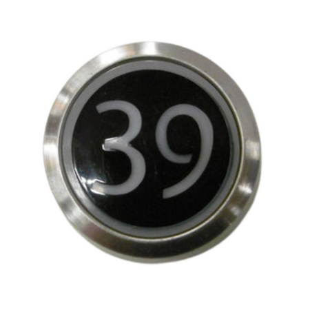 Kone Button 39 WHITE Flush COP Panel KM851928G001H039