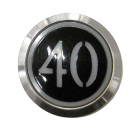 Kone Button 40 White Flush COP Panel KM851928G001H040