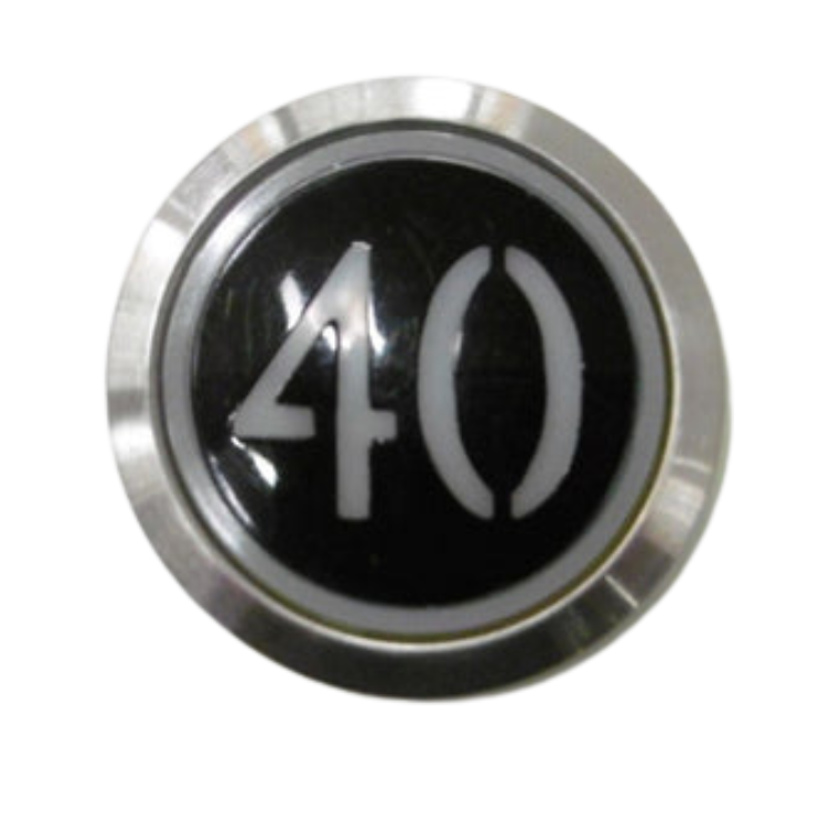 Kone Button 40 Weißes flächenbündiges COP-Panel KM851928G001H040