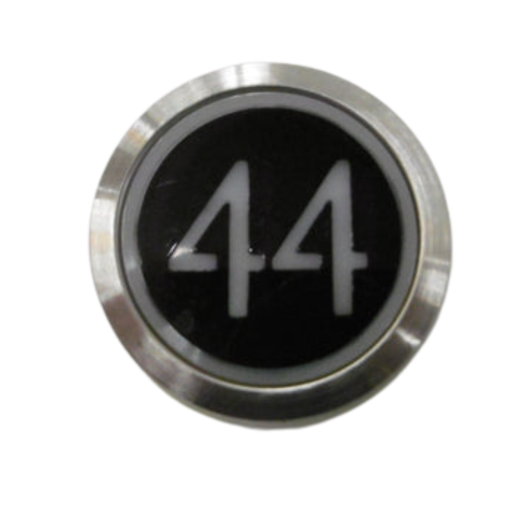 Kone Button 44 WHITE FLUSH COP Panel KM851928G001H044