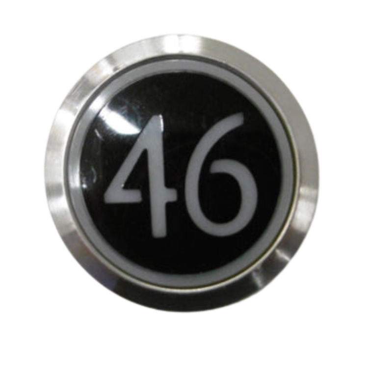 Kone Button 46 Weißes bündiges COP-Panel KM851928G001H046