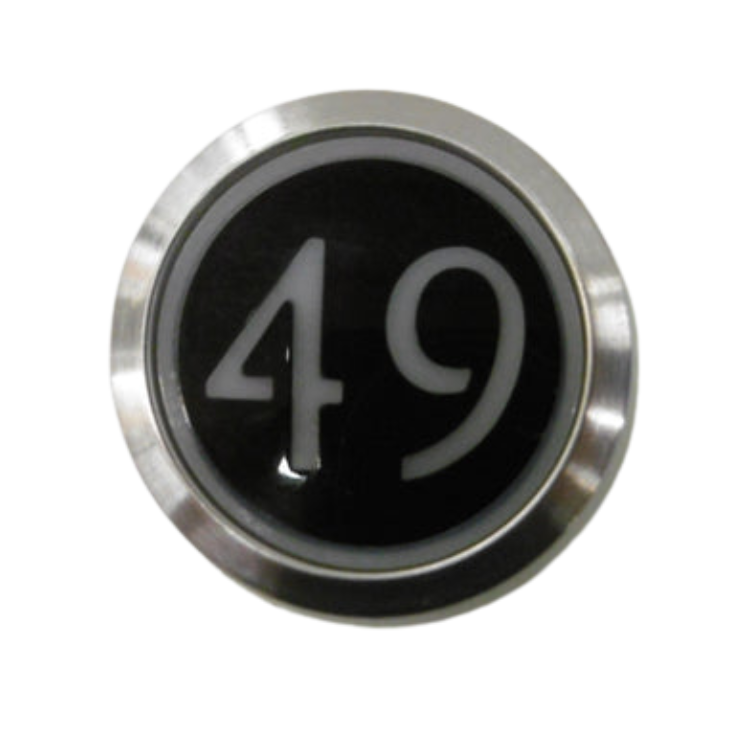 Kone Button 49 White Flush COP Panel KM851928G001H049