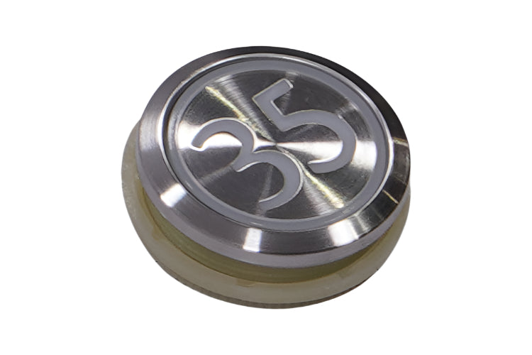Panel de control empotrado Kone Button 35, blanco, KM863050G005H035