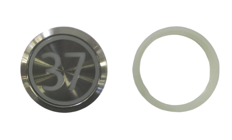 Kone Button 37 White Flush COP Panel KM863050G005H037