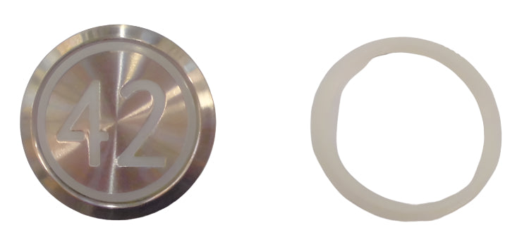 Kone Button 42 White Flush COP Panel KM863050G005H042