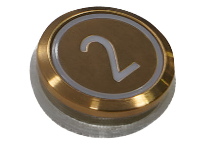 Kone Button B2 White Flush COP Panel KM863050G007H172