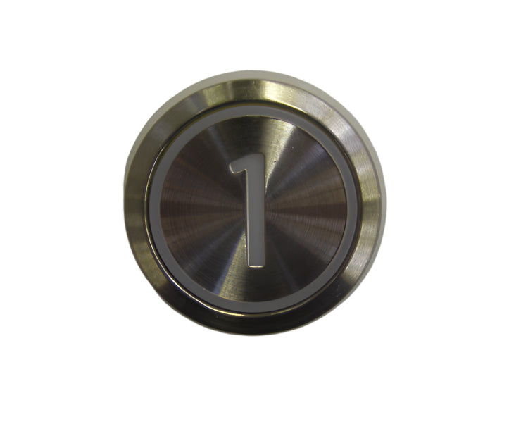 Kone Button B4 White Flush No Braille KM863050G017H203