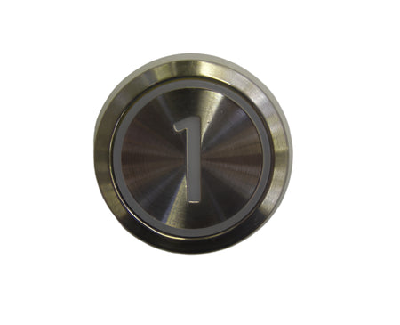 Kone Button B4 White Flush No Braille KM863050G017H203