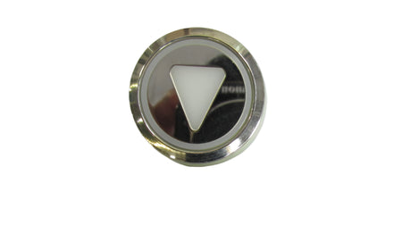 Kone Button Down White Illumination Round Surface Mount Stainless Steel KM863050G018H092
