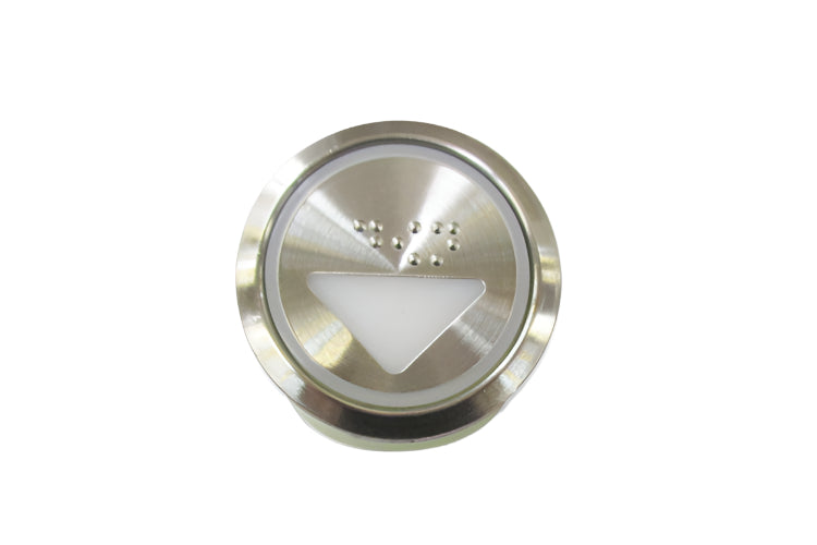 Kone Button Down Blue Illumination English Braille Stainless Steel Rou ...