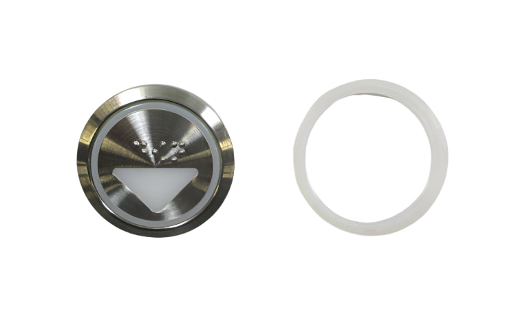 Kone Button Down Arrow White Flash LOP Panel KM863050G081H092