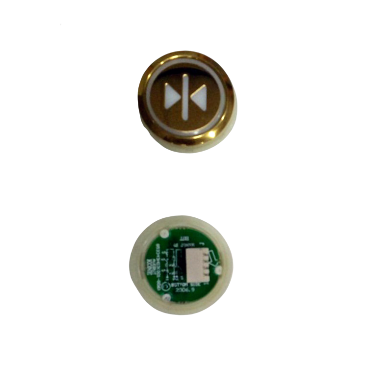 Kone Button DCB Door Close Gold Mirror Stainless Steel KM863050G311H082