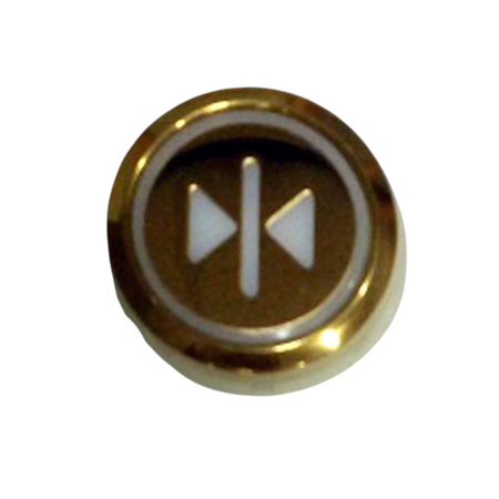 Kone Button Door Open Yellow Illumination Golden Mirror Surface KM863050G360H081