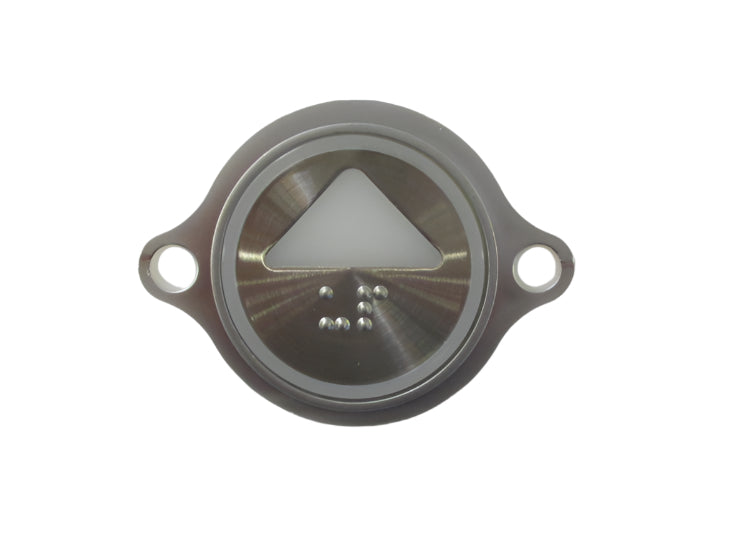 Kone Button Up Arrow White Flush LOP Panel KM863052G081H091