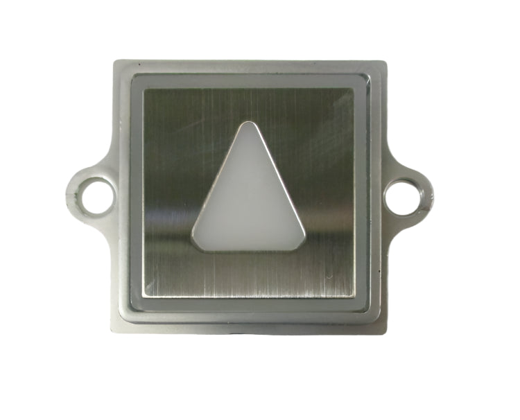 Panel empotrado Kone con botón y flecha hacia arriba, blanco, KM863053G017H091