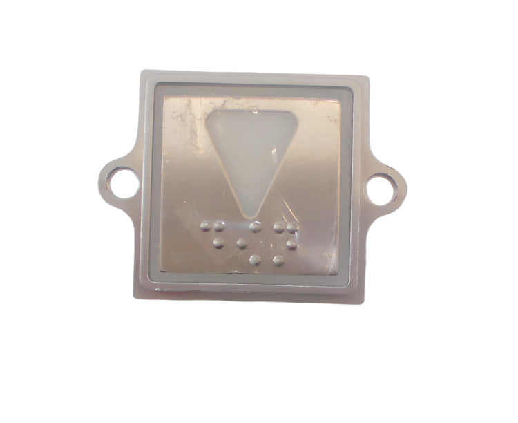 Kone Button Down Arrow White Flush LOP Panel KM863053G065H092