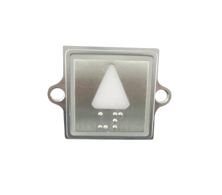 Panel empotrado Kone con botón de flecha hacia arriba, blanco, KM863053G069H091