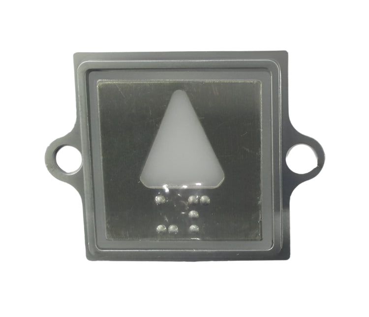 Panel empotrado Kone con botón de flecha hacia arriba, blanco, KM863053G081H091