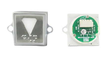 Kone Button Down Arrow White Flush LOP Panel KM863053G081H092