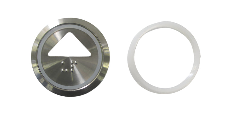 Kone Button UP Arrow White Flush LOP Panel KM871903G081H091