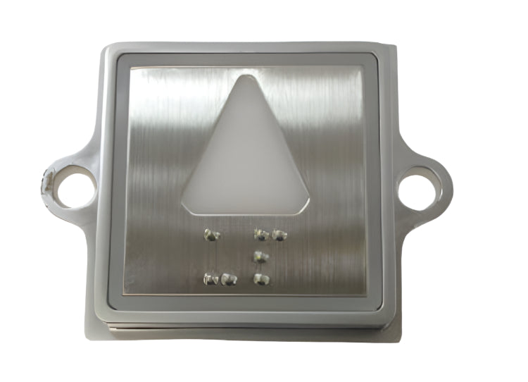 Kone Button Up Arrow White Flush LOP Panel KM871906G065H091