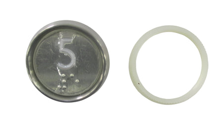 Kone Button 5 White Flush COP Panel KM922111G005H005