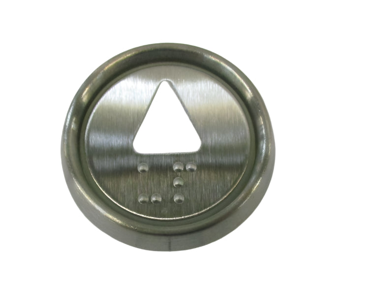 Kone Buttons Up Arrow White Flush LOP Panel KM922111G053H091