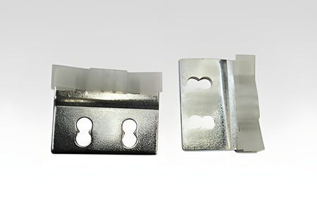 Door Guide Shoe QKS6/8/9 with Metal Bracket on white background.