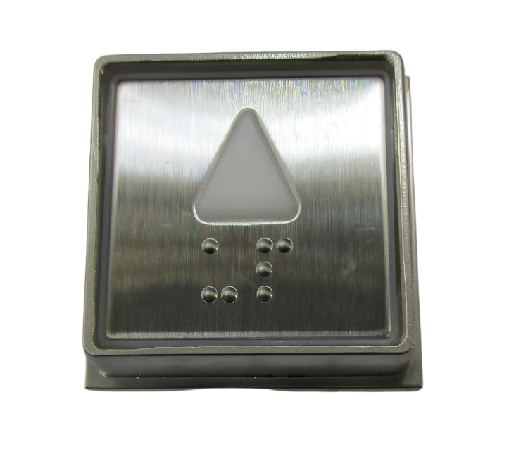 Kone Button UP White Flush LOP Panel KM928365G053H091