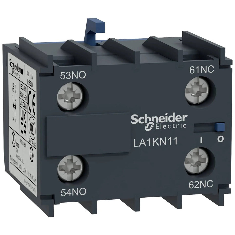 Schneider Electric LA1KN11 Hjälpkontaktblock 1 NO, 1 NC