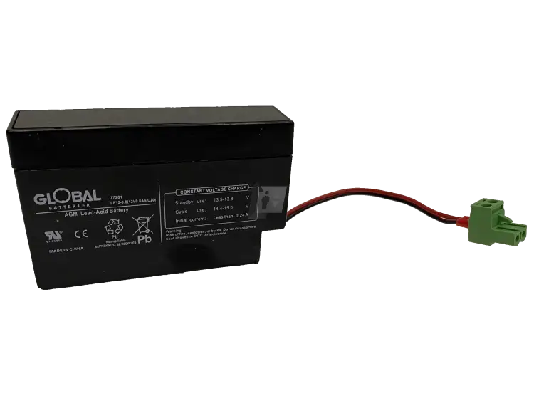 12V 0,8Ah AGM-batteri förseglat