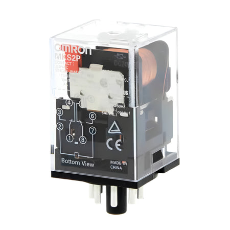 Omron Relay 24V DC Coil 10A DPDT Plug-In MKS2P 24VAC