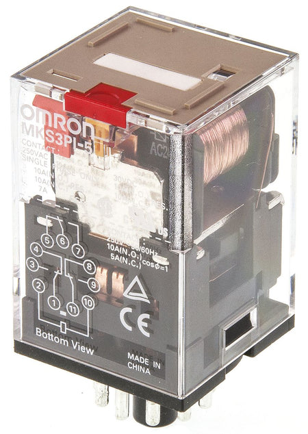 Omron Relay 4PDT 5A 24VAC Plug-In MKS3PI-5 24VAC