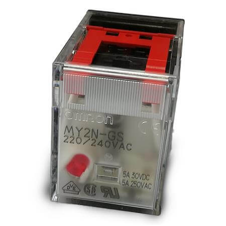 Omron Relay MY2N-GS-AC220/240 DPDT Plug-In