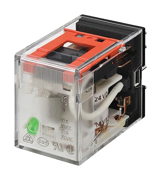 Omron Relä 4 Form C 12 VDC 6A Instickskontakt MY4N-GS-DC12