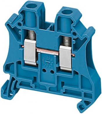 Schneider Linergy TR Feed-Through Terminal Block 6mm² Blue, NSYTRV62BL