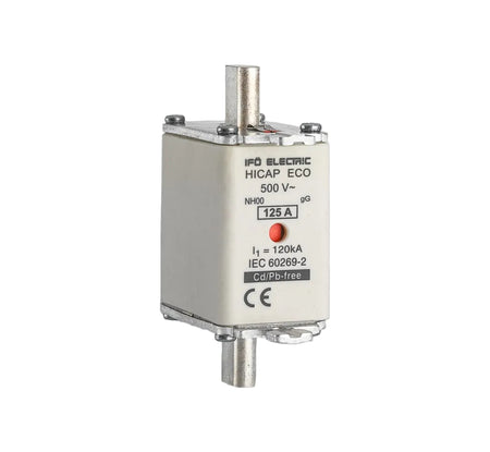 Hicap Eco gG 00 125A 500V~ Knife Fuse
