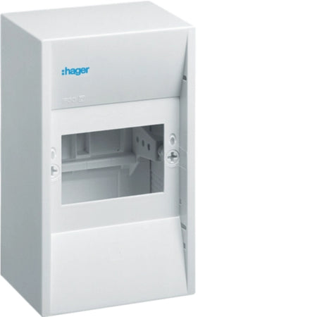 Hager GD104N Mini-Enclosure (Gamma series), 4 module units, IP30
