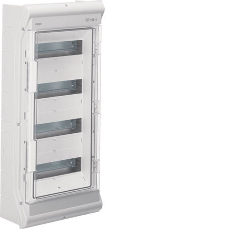 Hager VE412PN Vector Small Distribution Board, IP65, 4x12PLE (48 modules)