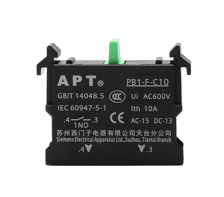 SIEMENS APT PB1-F-C10 contactblock NO