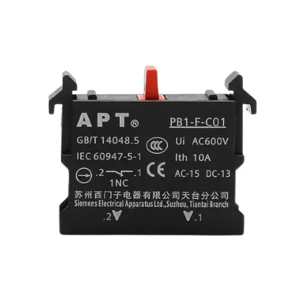 SIEMENS APT PB1-F-C01 kontaktblock NC
