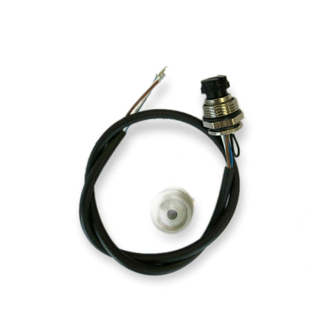 SMA PBL-SMC-10-NR Power Balancer plug-in kit for Sunny Mini Central: cable set with round panel connector, counter nut and seal, on white background.