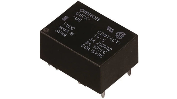 Omron Relay 5V DC SPDT 8A PCB Mount G6CK-2114P-US_DC5