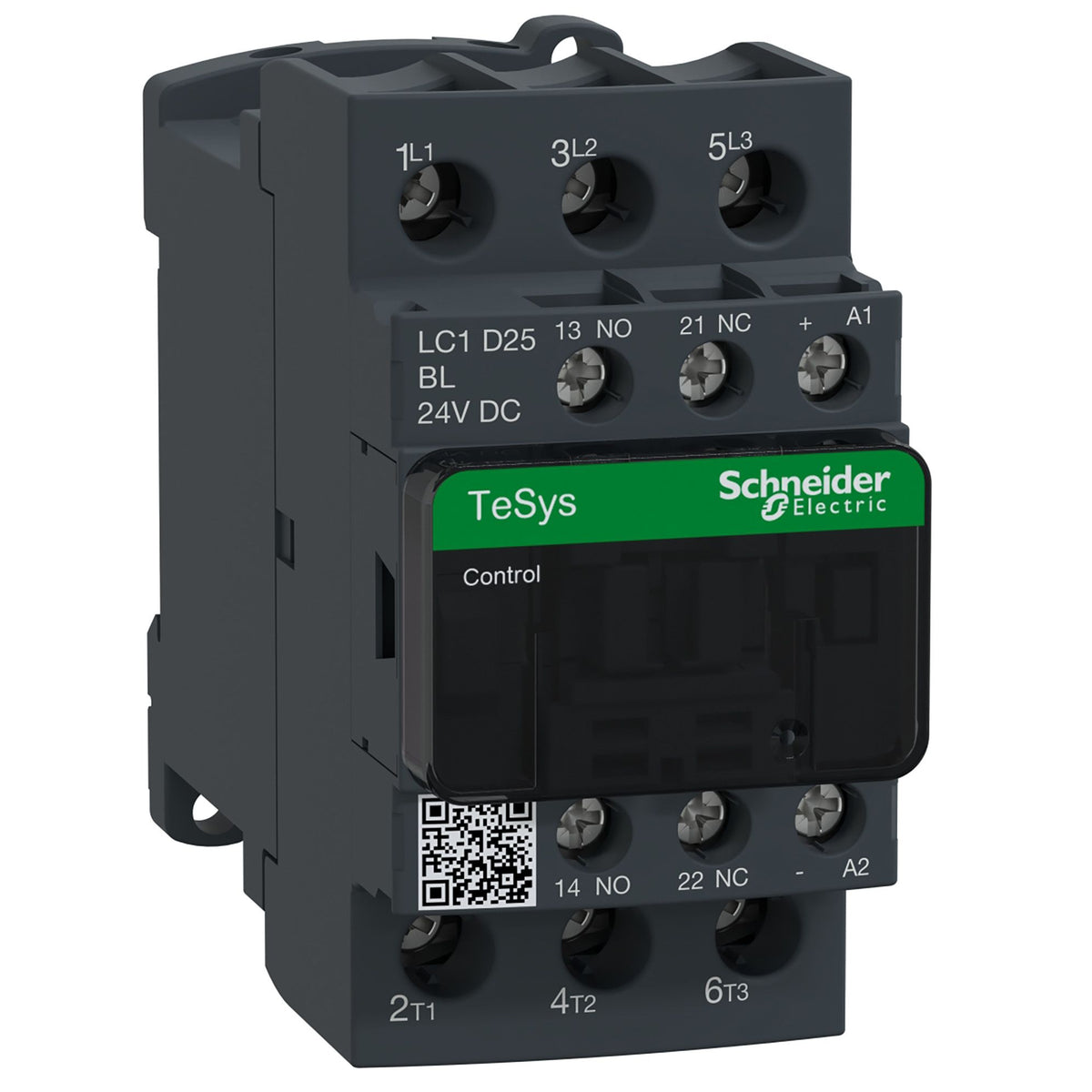 Schneider Contactor 3 Pole 25A 24V DC Coil LC1D25BL